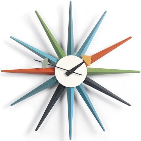 Orologio Sunburst Clock Multicolor