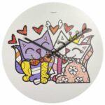 Orologio-da-parete Two-Cats Romero-Britto.