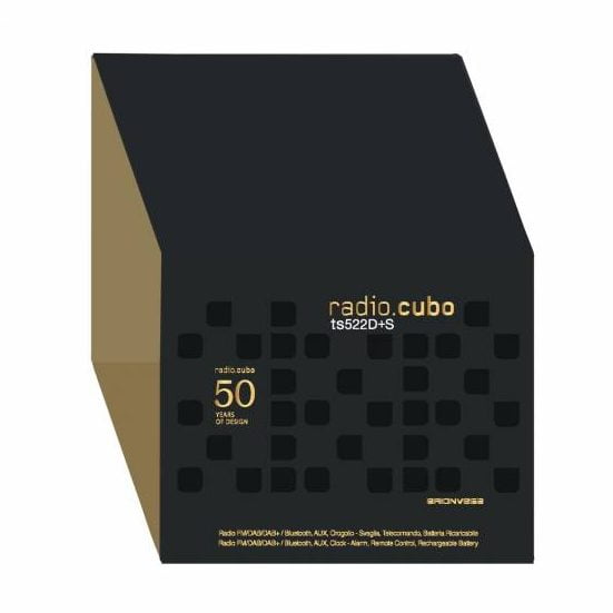 Radio.Cubo 50° Bianca packaging