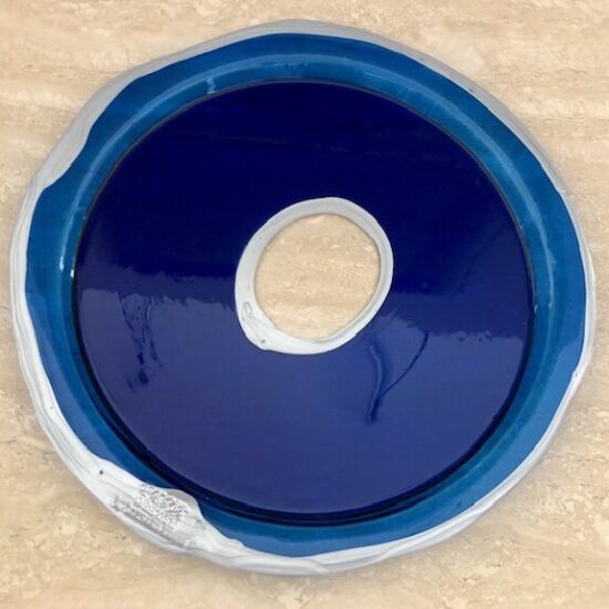 Vassoio Gaetano-Pesce Rotondo L Blu