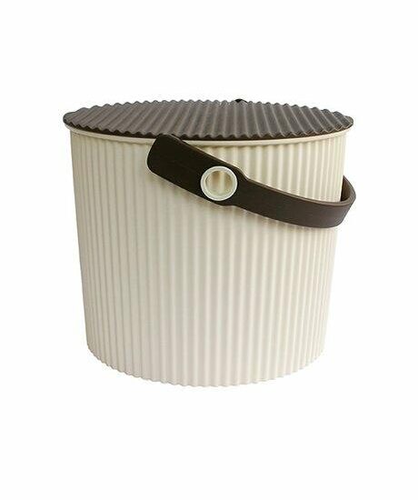 Secchiello Omnioutil-Bucket Mini Avorio-Marrone