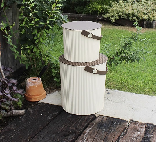 Secchiello Omnioutil-Bucket L Avorio-Marrone