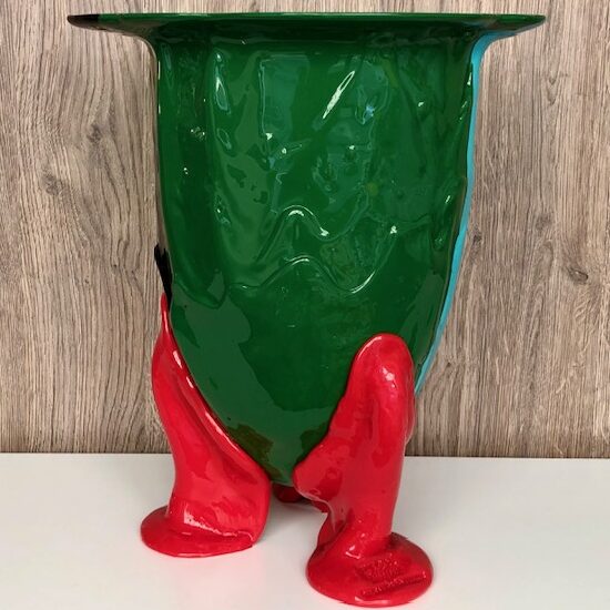 Vaso Amazonia L lato verde