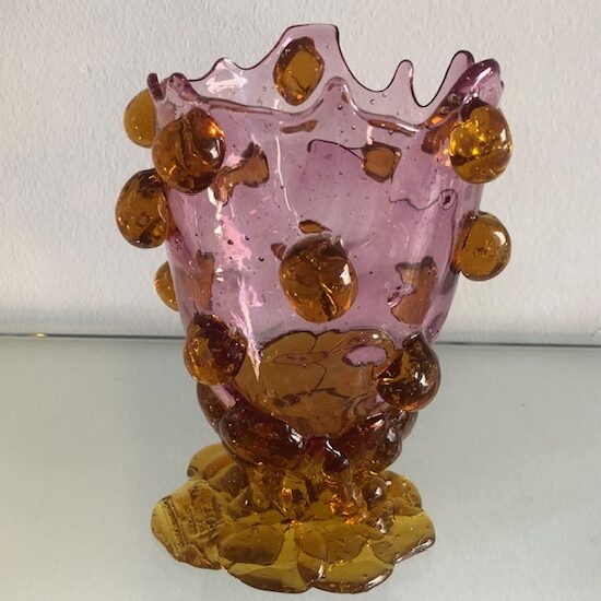 Vaso Gaetano Pesce Nugget S in resina morbida