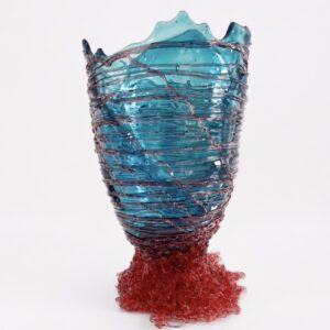 Vaso Gaetano-Pesce Spaghetti L Verde-Rubino