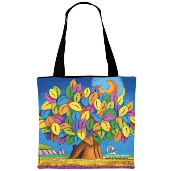 Borsa Tote-bag L'albero della felicità