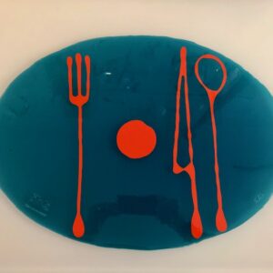 Tovaglietta Gaetano-Pesce Verde-Arancio
