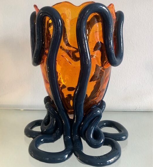 Vaso Gaetano Pesce Indian-Summer M realizzato in resina