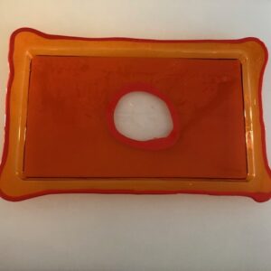 Vassoio Arancione Gaetano-Pesce Rettangolare-L