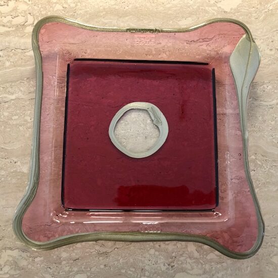 Vassoio Gaetano-Pesce Quadrato S Rosa