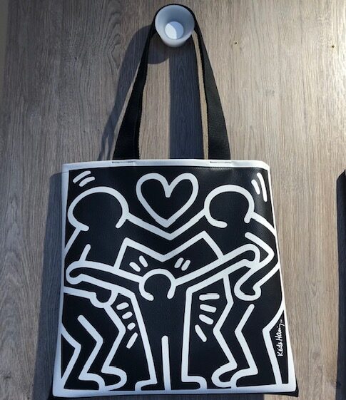 Borsa Happy Family Keith Haring in ecopelle
