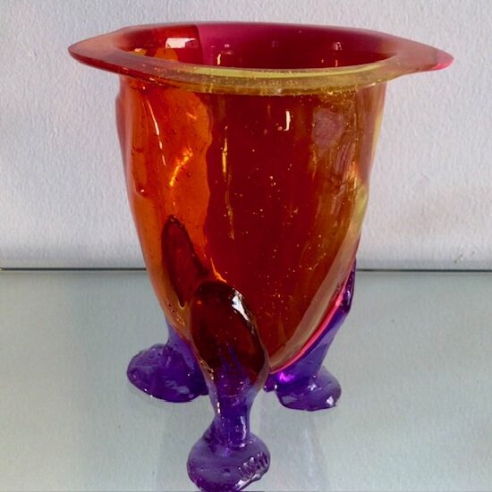 Vaso Amazonia S Gaetano Pesce in resina