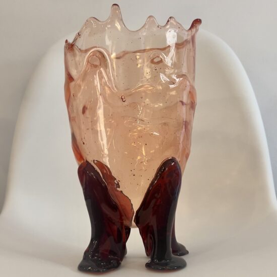 Vaso Clear M Gaetano Pesce realizzato in resina morbida