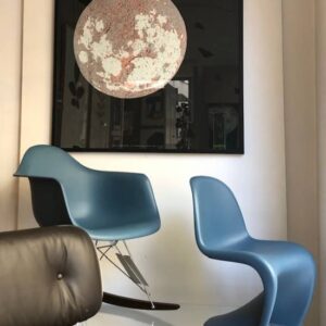 Sedia Panton-Junior Vitra Blu marino