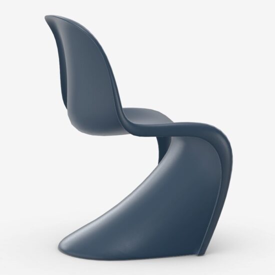 Sedia Panton-Junior Vitra Blu marino retro