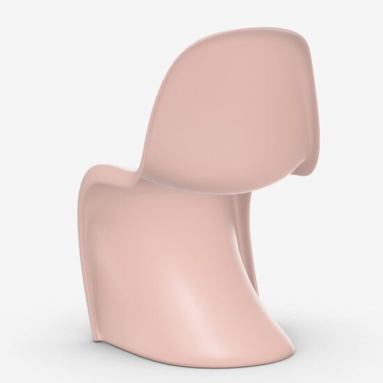 Sedia Panton-Junior Vitra Rosa vista da dietro