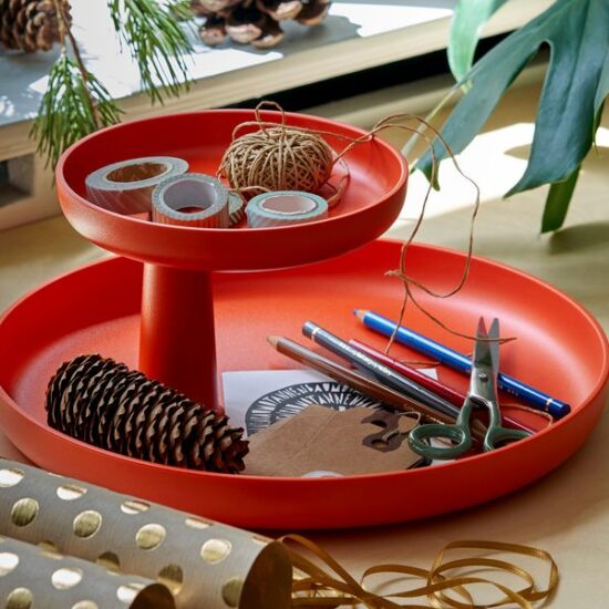 Rotary Tray Rosso Vitra idee su come utilizzarlo